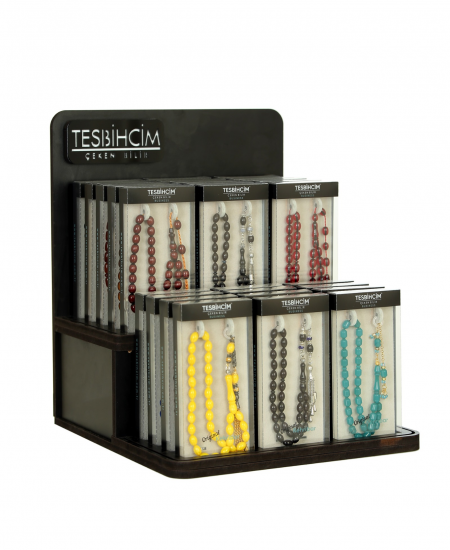 TESBİHCİM 27' Lİ KEHRİBAR STANT