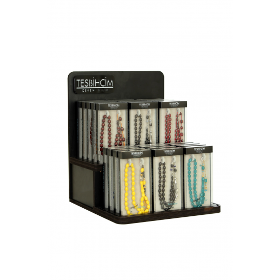 TESBİHCİM 27' Lİ KEHRİBAR STANT