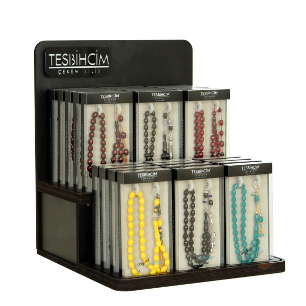 TESBİHCİM 27' Lİ KEHRİBAR STANT