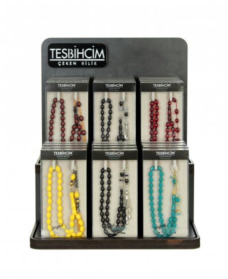 TESBİHCİM 27' Lİ KEHRİBAR STANT