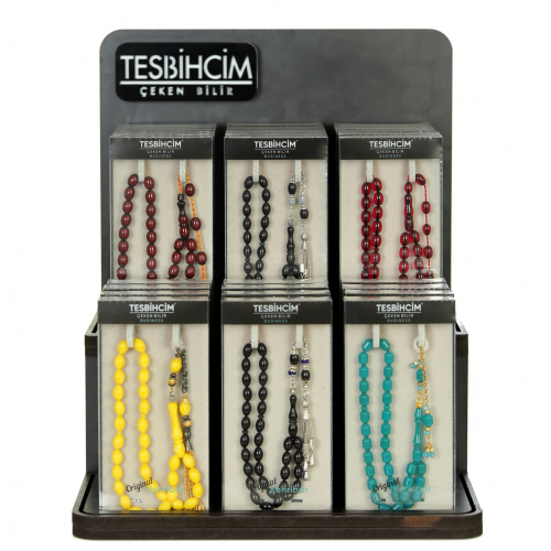 TESBİHCİM 27' Lİ KEHRİBAR STANT
