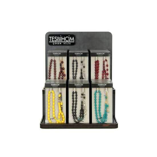 TESBİHCİM 27' Lİ KEHRİBAR STANT