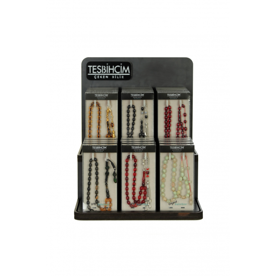 TESBİHCİM 27' Lİ KEHRİBAR STANT