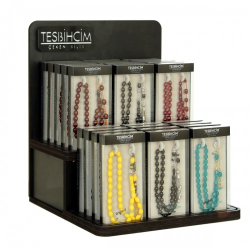 TESBİHCİM 27' Lİ KEHRİBAR STANT