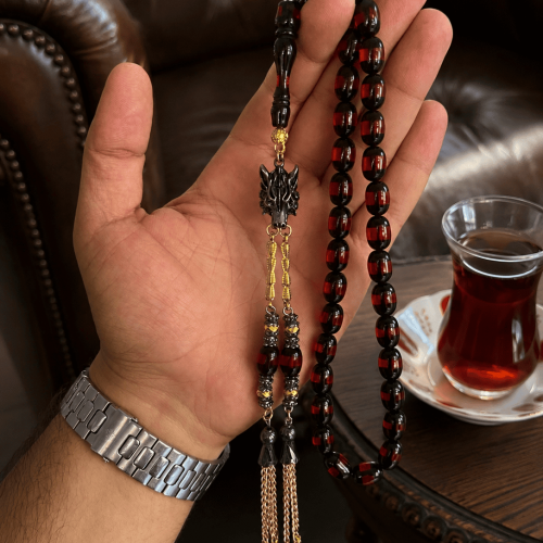 Kurt Başlıklı Sürmeli Ateş Kehribar 