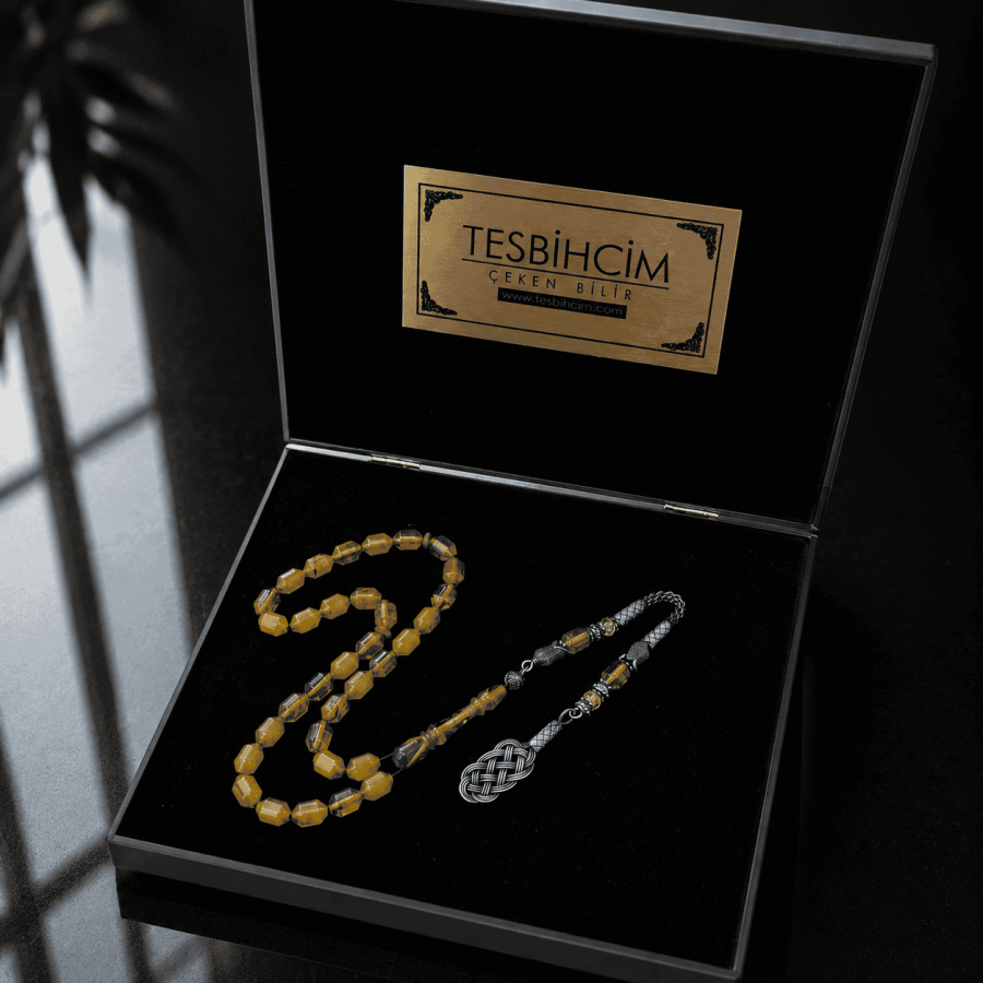 Trabzon Örmesi 1000 Ayar Gümüş Ateş Kehribar