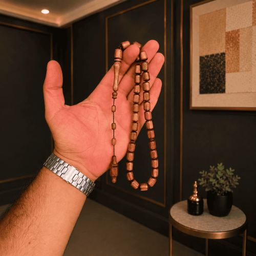 Doğal Damar Akasya Ağacı Tesbih