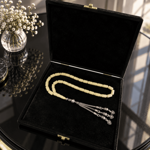 Premium Class Doğal Damla Kehribar Tesbih
