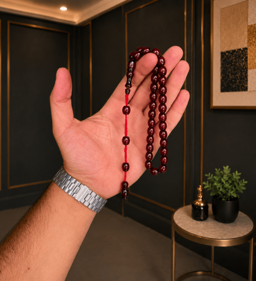 Tane Oturtmalı İmzalı Sıkma Kehribar